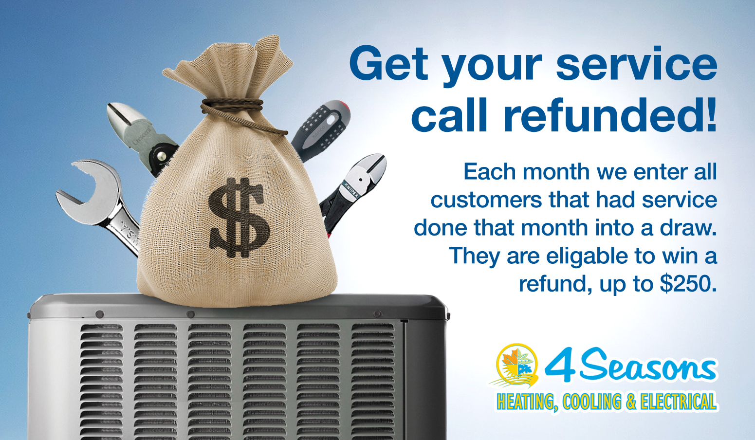 4 Seasons Heating, Cooling and Electrical Winnipeg Heating, Cooling